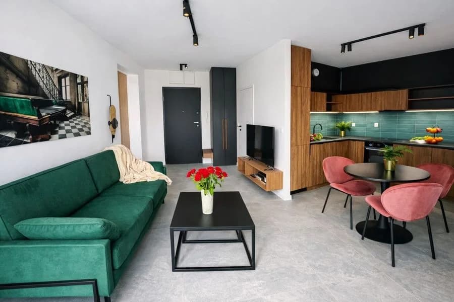 Nowoczesne 2- pokojowe mieszkanie w centrum.