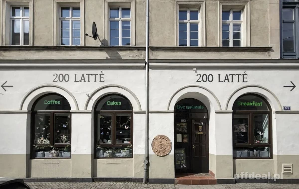 Odstępne - kawiarnia ze zwierzętami w centrum.
